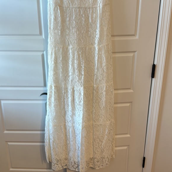 Lauren Ralph Lauren Tiered Lace Sleeveless Maxidress NWOT - Picture 4 of 6